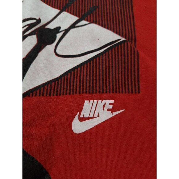 Vintage Air Jordan Nike Flight Jumpman Logo Sweatshirt Pullover‎ Mens XL Red - Picture 6 of 12